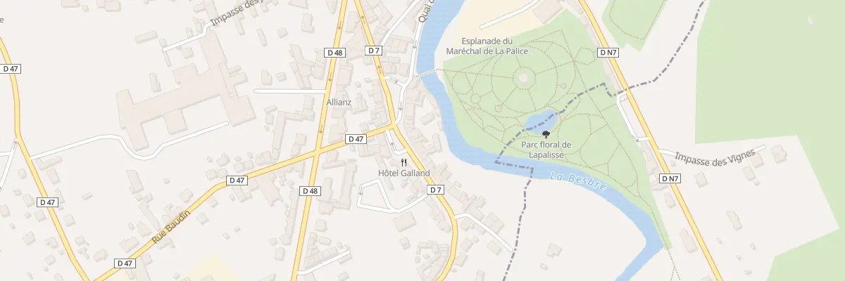 Plan du 35 Pl de la République à Lapalisse