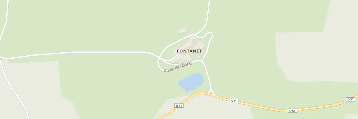 Plan du 5016 Fontanet à Varennes-Saint-Honorat