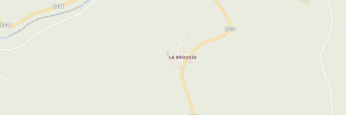 Plan du 5383 La BROUSSE à Augerolles