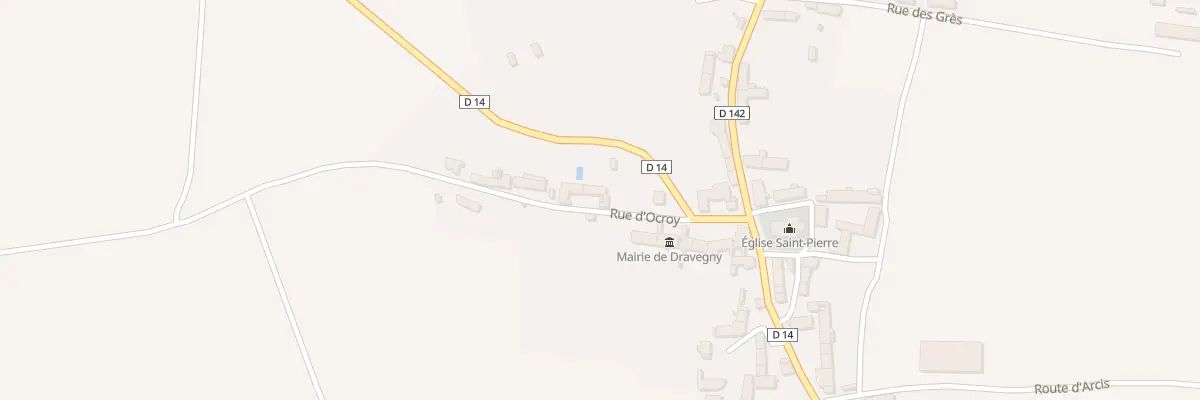 Plan du 5 Rue d’Ocroy à Dravegny