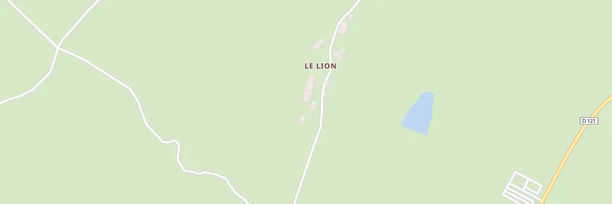 Plan du 5121 Le Lion à Nizerolles