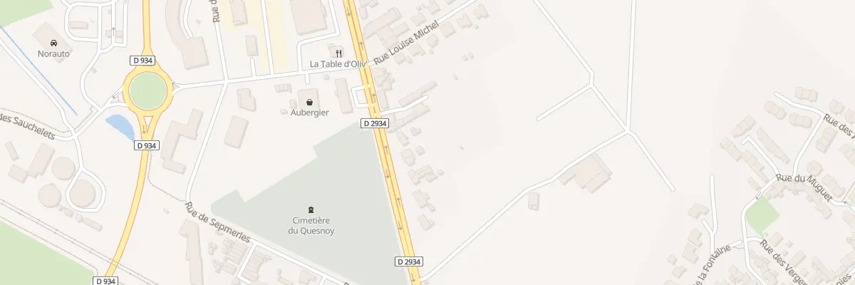 Plan du 70 Rte de Valenciennes au Quesnoy