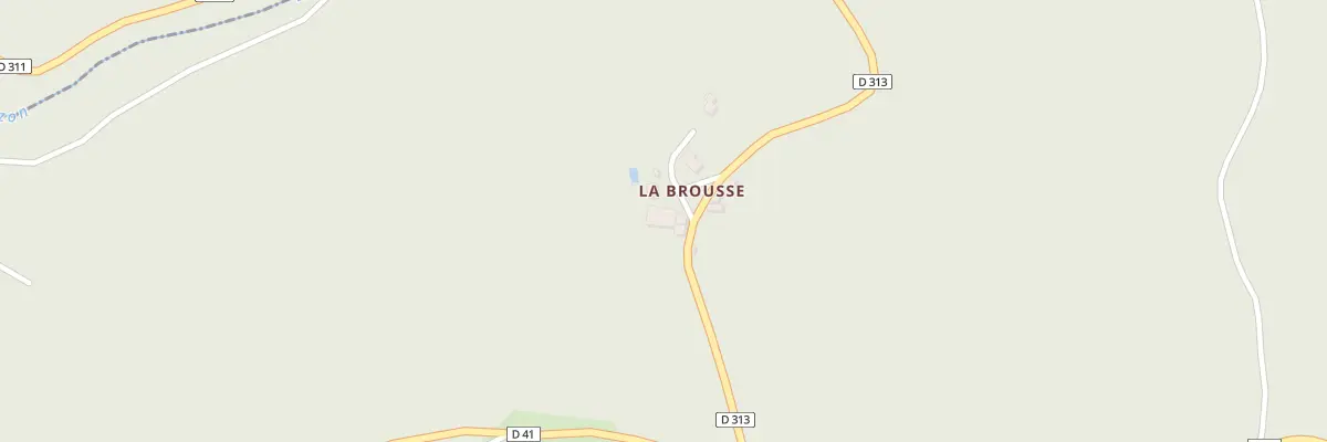 Plan du 5613 La BROUSSE à Augerolles