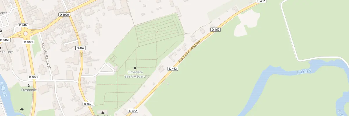 Plan du 585 Rue Saint Médard à Guise
