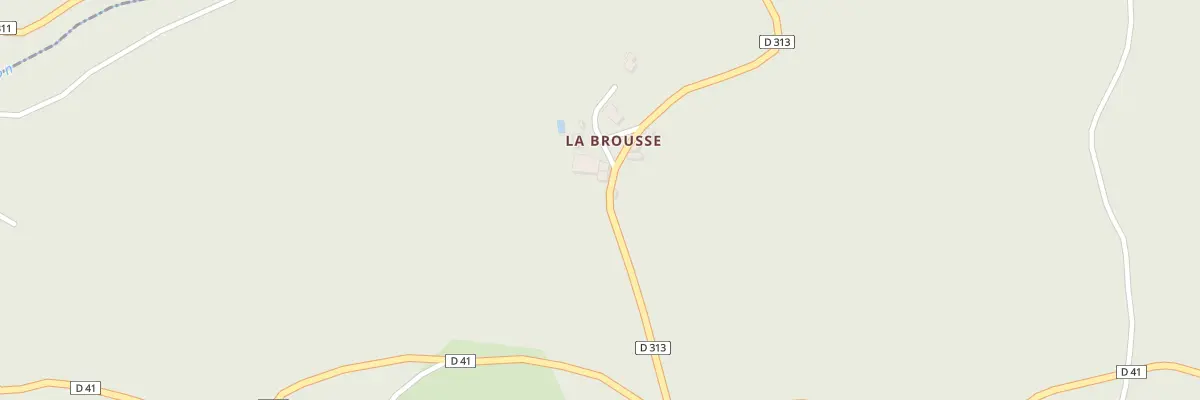 Plan du 5385 La BROUSSE à Augerolles