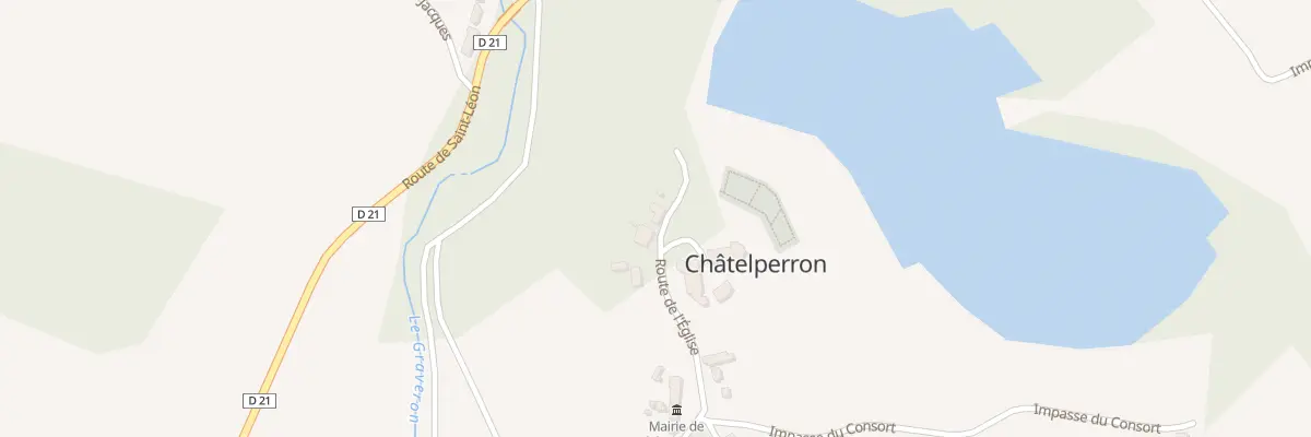 Plan du 5058 Le Bourg à Châtelperron