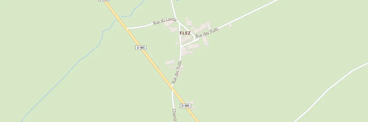 Plan du 12 Rue des Puits à Flez-Cuzy