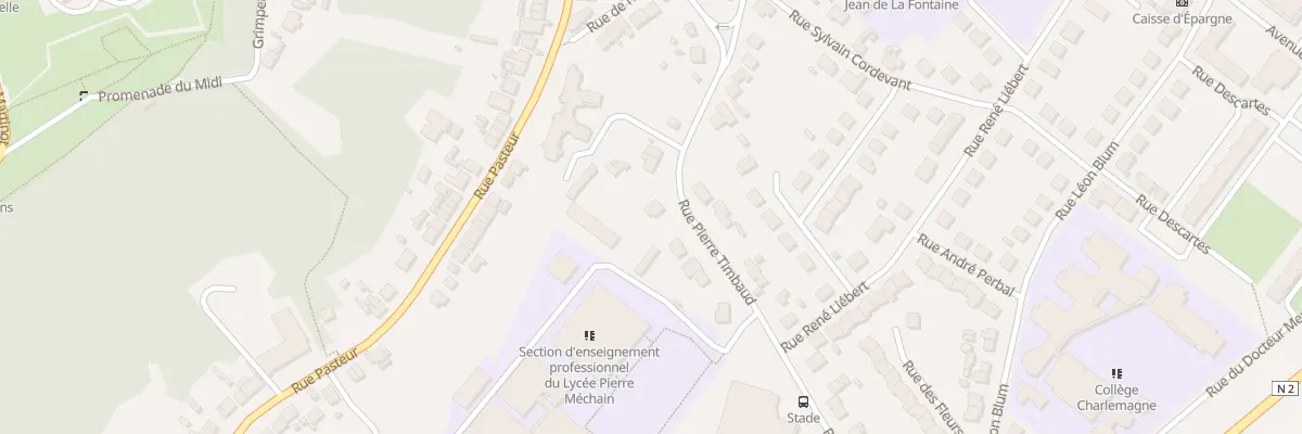 Plan du 26 Rue Pierre Timbaud à Laon