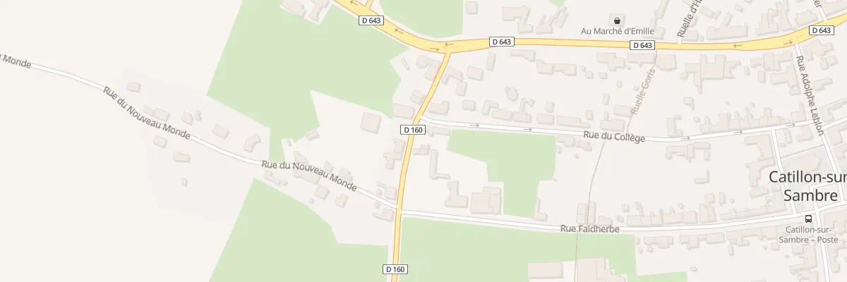 Plan du 13 Rue du Collège à Catillon-sur-Sambre