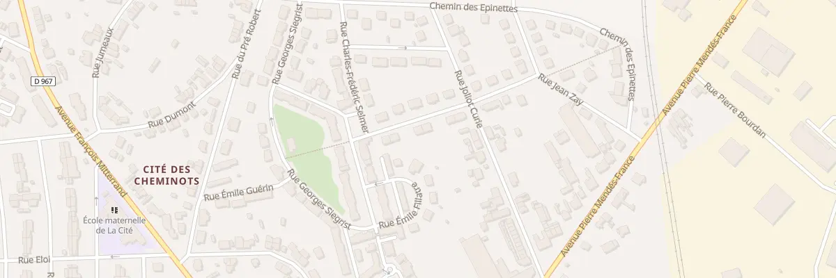 Plan du 6 Rue Jean Allégrini à Laon
