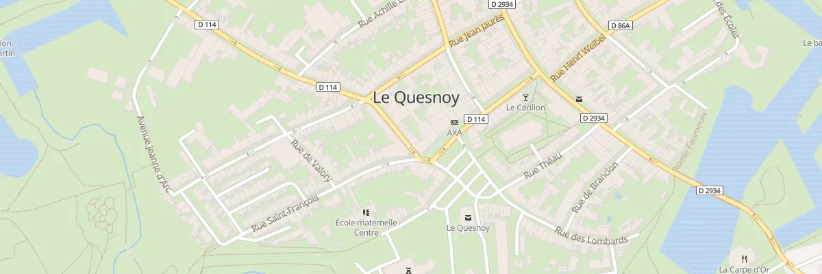 Plan du 6 Rue du General Bouttiaux au Quesnoy