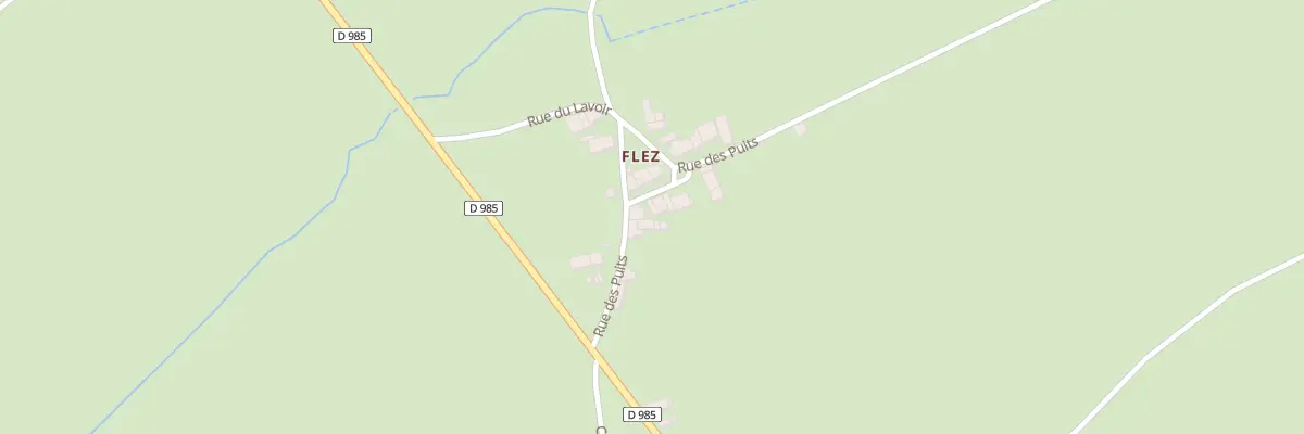 Plan du 103 Flez à Flez-Cuzy