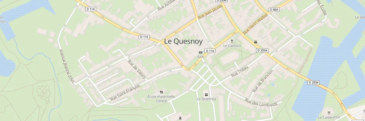 Plan du 4 Rue du General Bouttiaux au Quesnoy