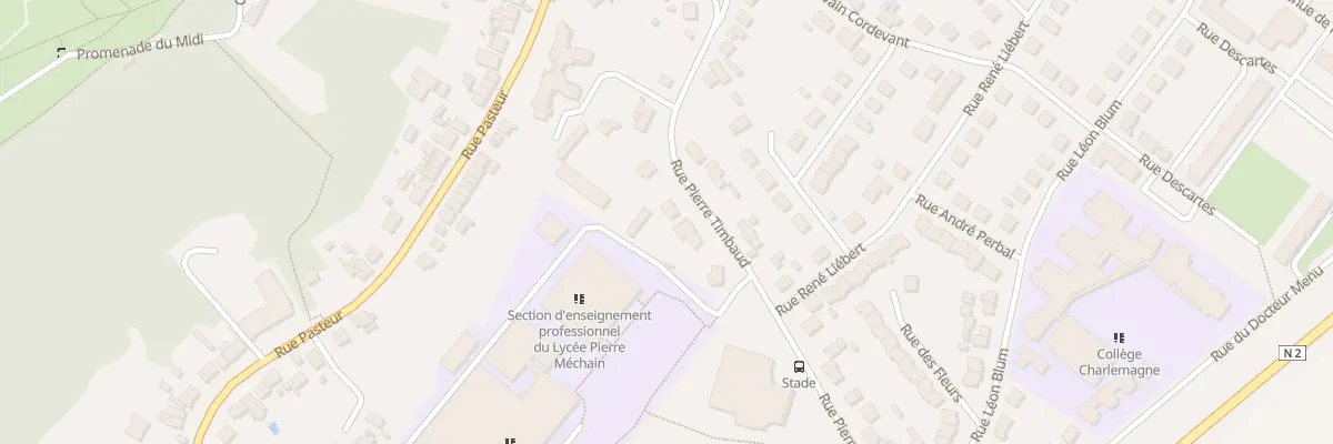 Plan du 30 Rue Pierre Timbaud à Laon