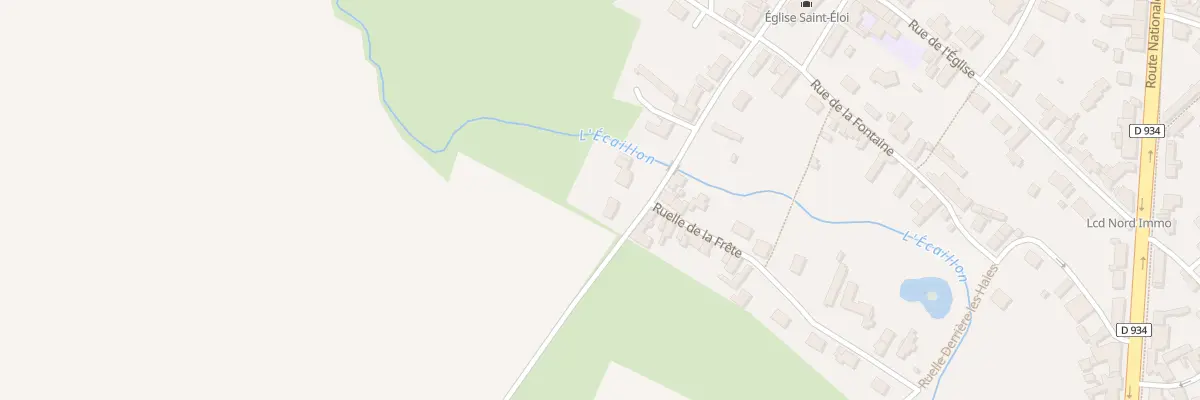 Plan du 34 Rue du Pont Neuf à Louvignies-Quesnoy
