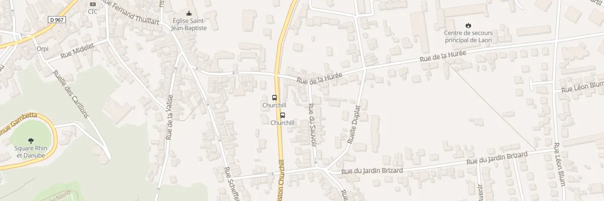 Plan du 2 Rue du Sauvoir à Laon