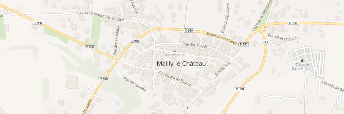 Plan du 11 Rue Comtesse Mahaut à Mailly-le-Château