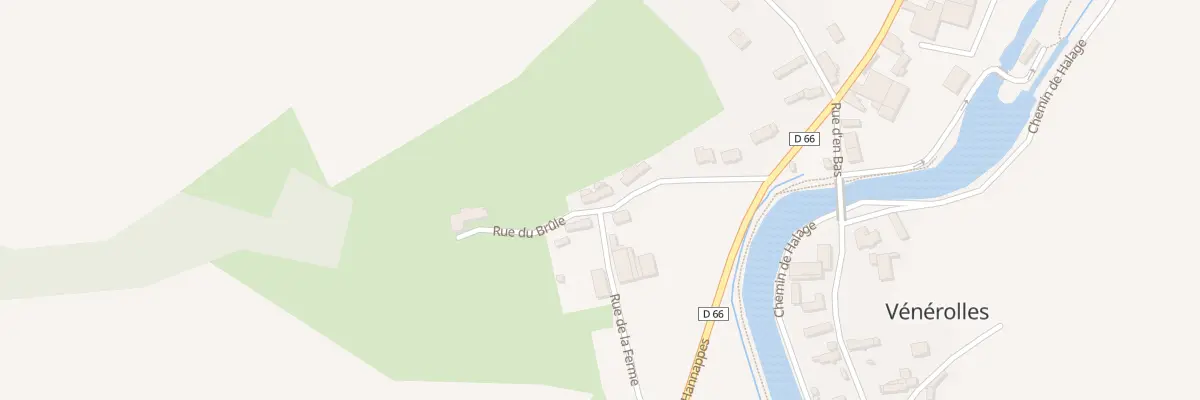 Plan du 10 Rue du Brûle à Vénérolles