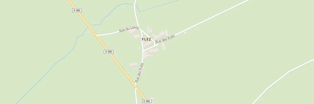 Plan du 10 Rue des Puits à Flez-Cuzy