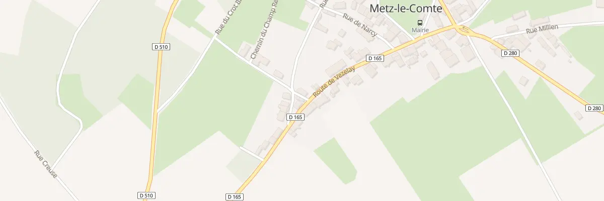 Plan du 59 Le Bourg à Metz-le-Comte