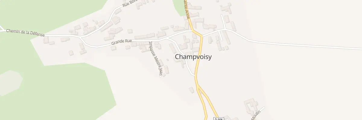 Plan du 3B Rue de l’Eglise à Champvoisy