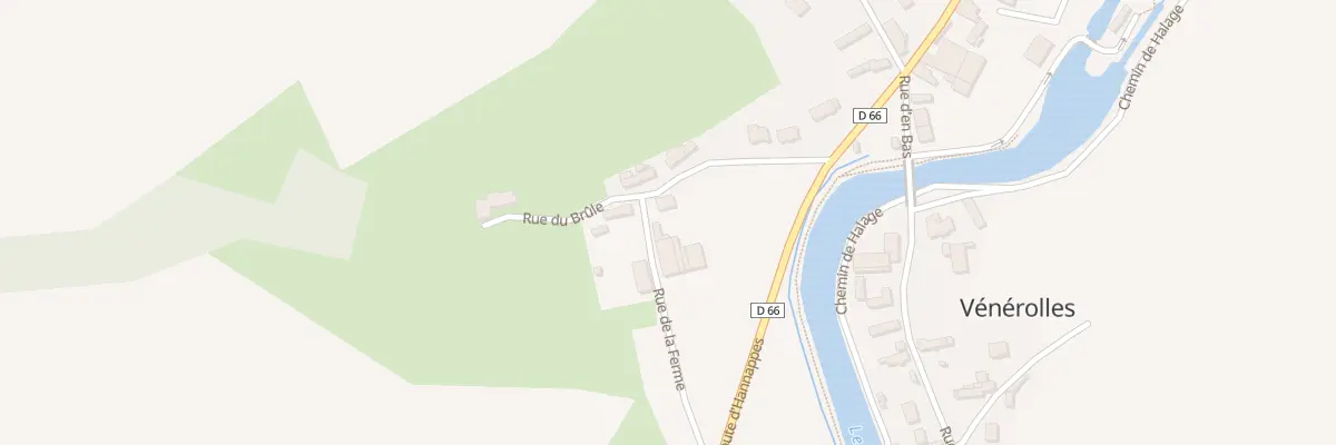 Plan du 1 Rue de la Ferme à Vénérolles
