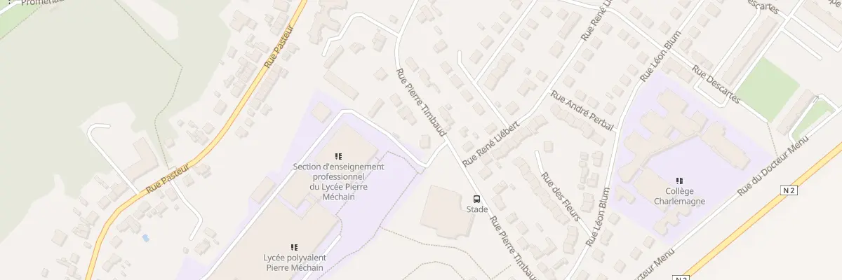 Plan du 36 Rue Pierre Timbaud à Laon