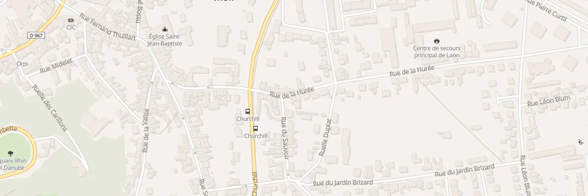 Plan du 52 Rue de la Hurée à Laon