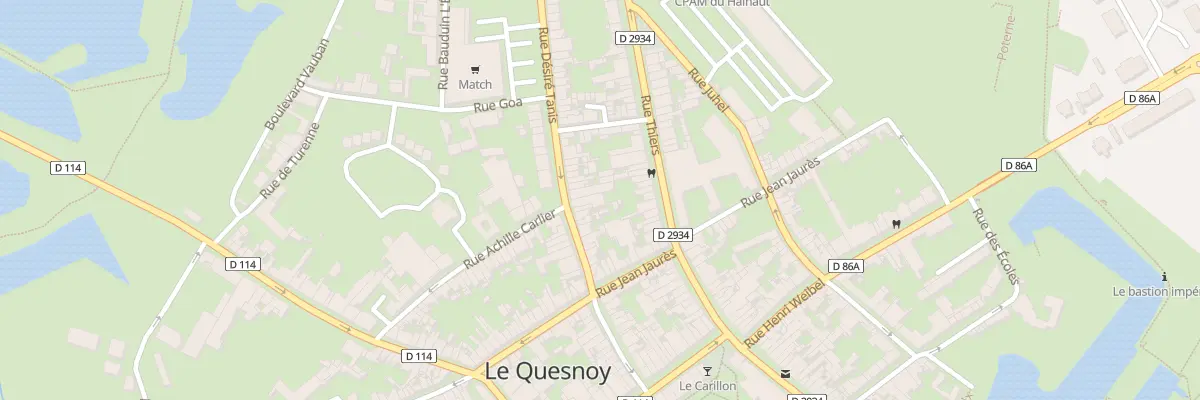 Plan du 20 Rue de Strasbourg au Quesnoy