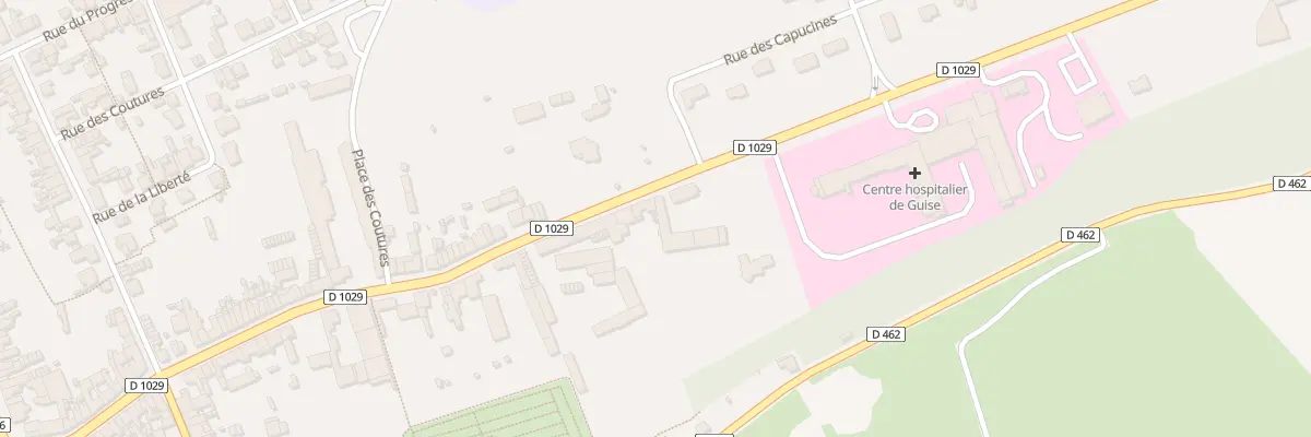 Plan du 606 Rue des Docteurs Devillers à Guise