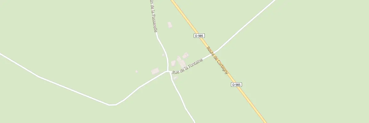Plan du 1 Rue de la Fontaine à Flez-Cuzy