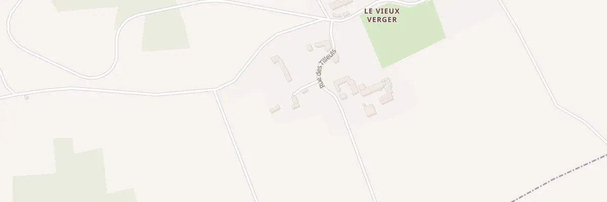 Plan du 1 Rue du Sac à Cérilly