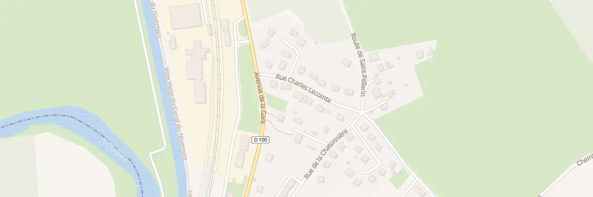 Plan du 6 Rue Charles Lecomte à Châtel-Censoir
