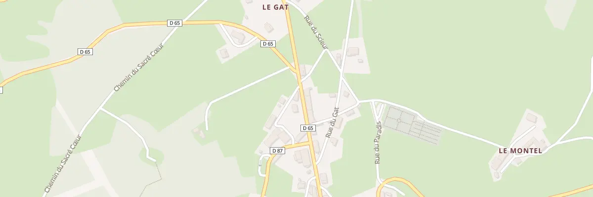 Plan du 5182 Le Bourg à La Chapelle-Agnon