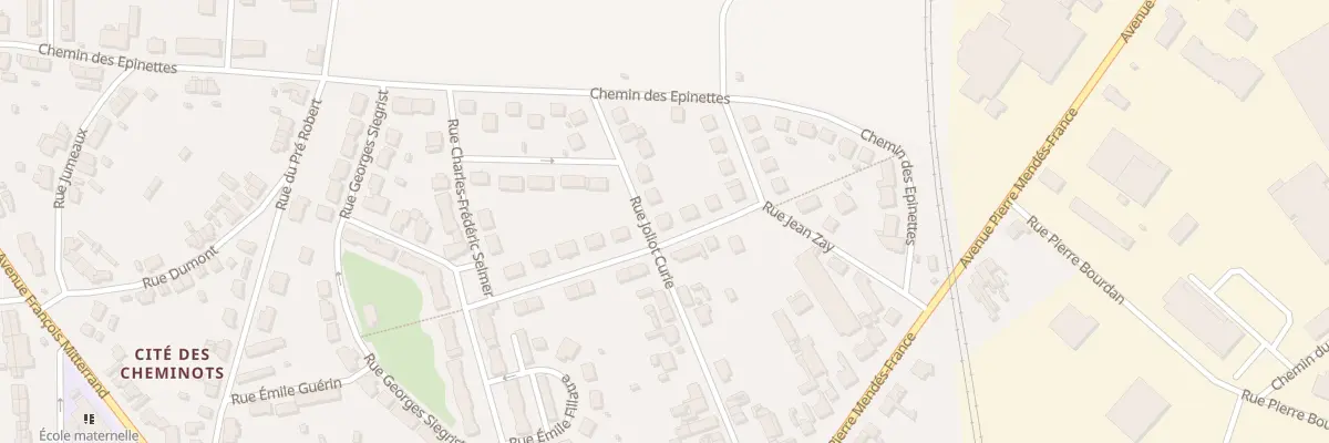 Plan du 7 Rue Jean Allégrini à Laon