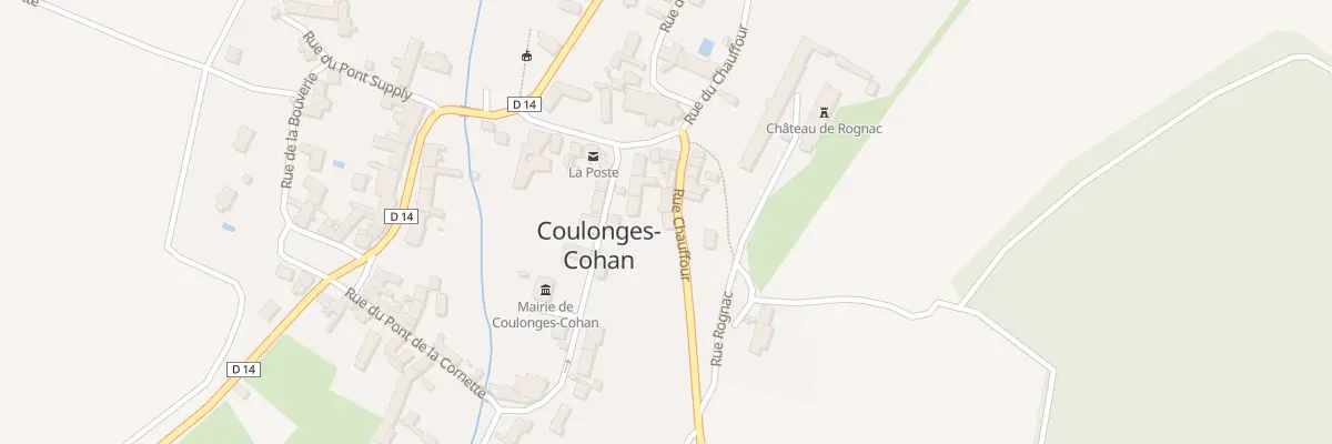 Plan du 8 Rue du Chauffour à Coulonges-Cohan