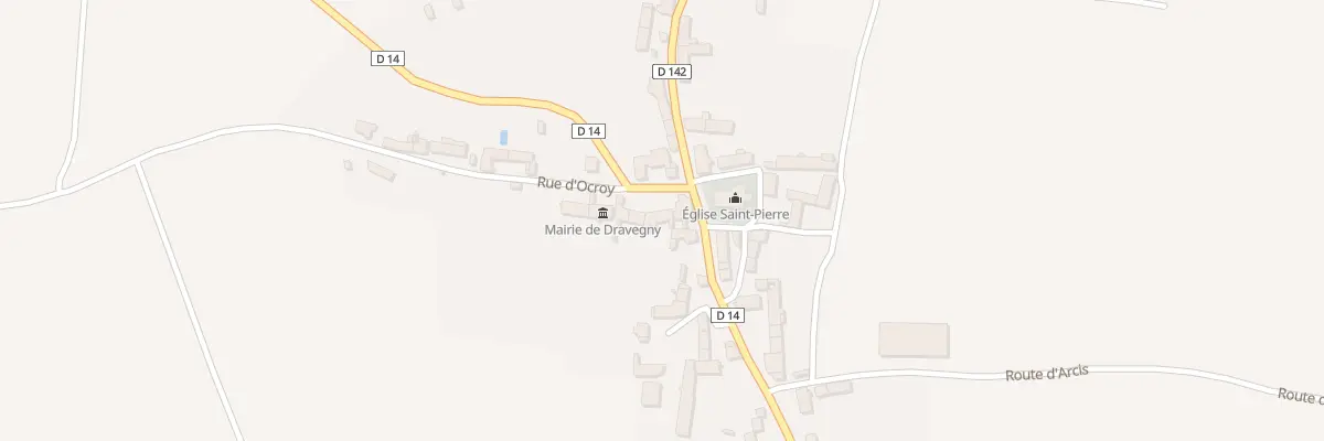 Plan du 2 Rue d’Ocroy à Dravegny