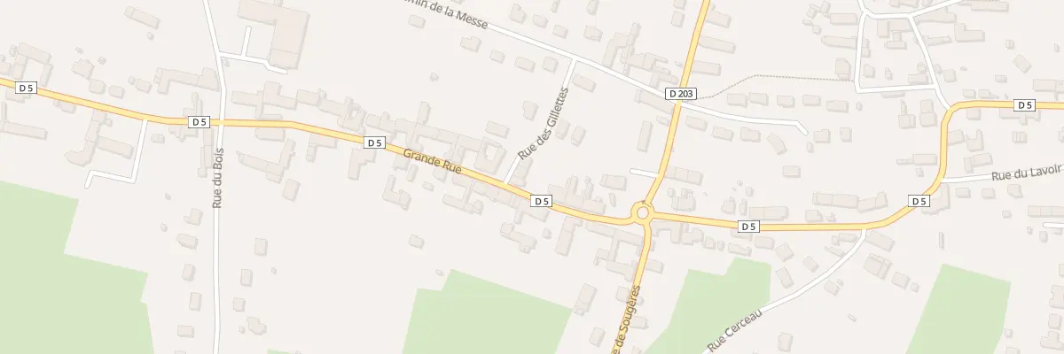 Plan du 4 Rue des Gillettes à Héry