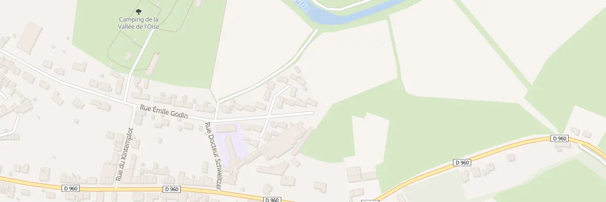 Plan du 493 Rue Emile Godin à Guise