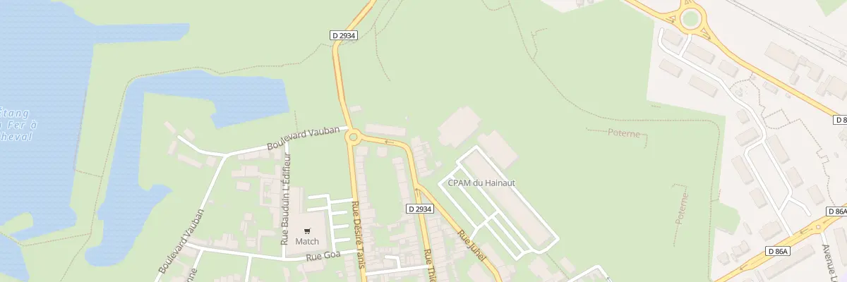Plan du 68 Rue Thiers au Quesnoy