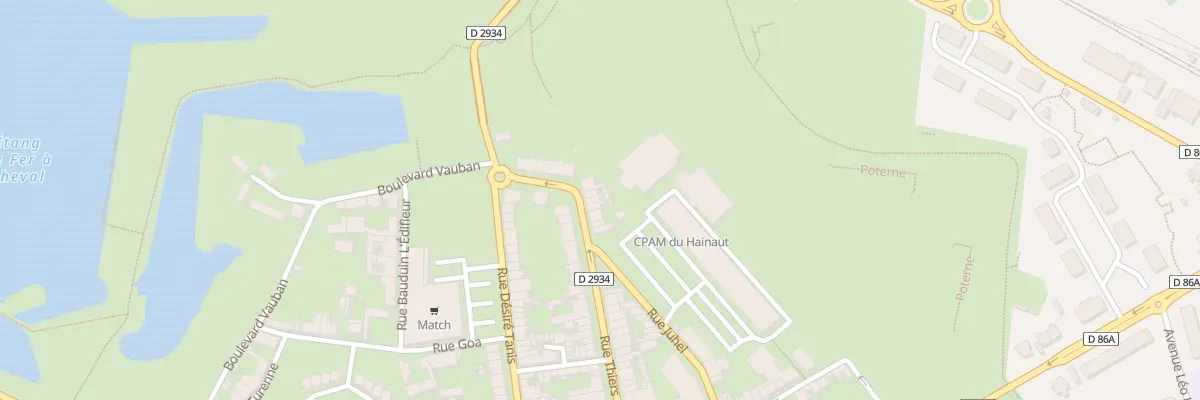 Plan du 64 Rue Thiers au Quesnoy