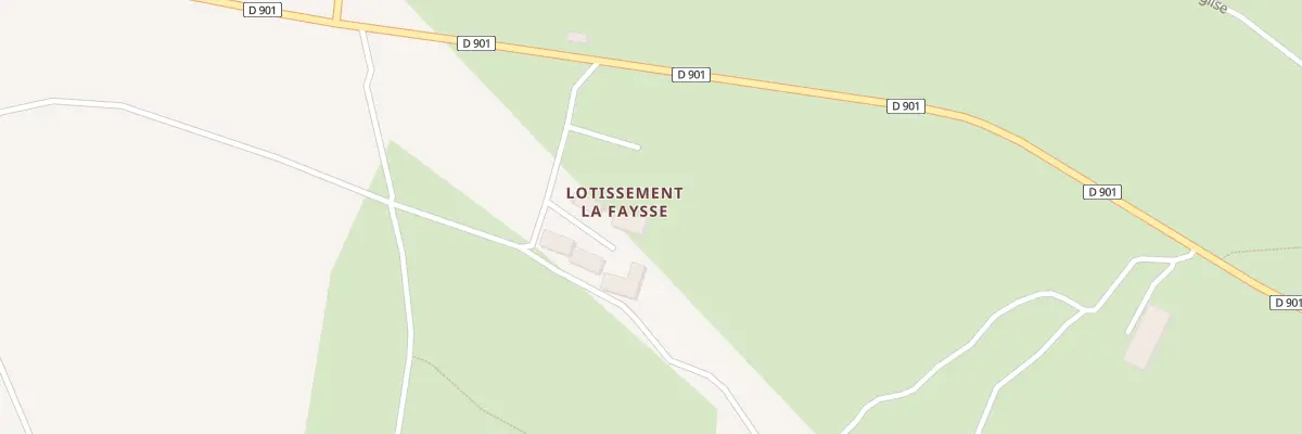 Plan du 5260F Lot La Faysse à Chadenet