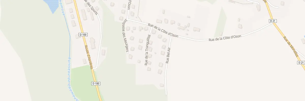 Plan du 5 Rue de la Tranquillite à Châtel-Censoir