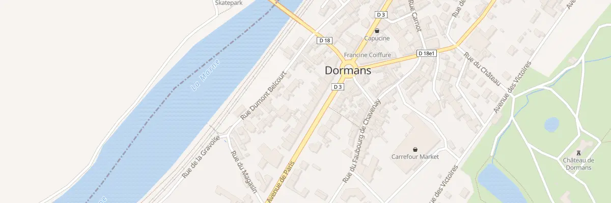 Plan du 14 Av de Paris à Dormans
