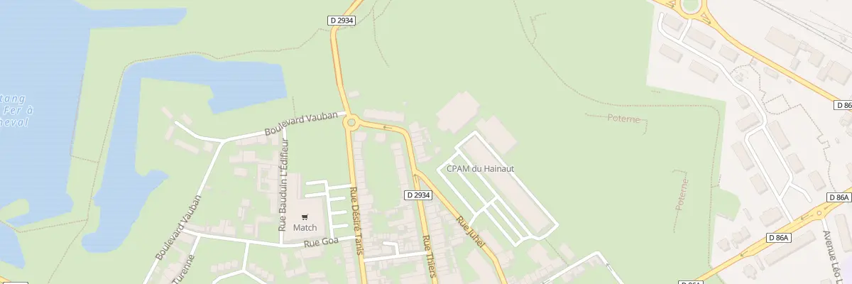 Plan du 62 Rue Thiers au Quesnoy