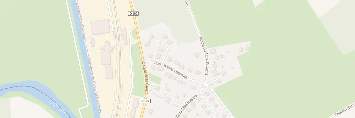 Plan du 7 Rue Charles Lecomte à Châtel-Censoir
