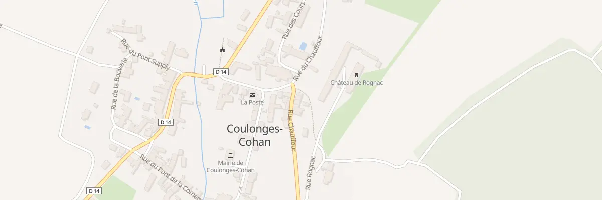 Plan du 9 Rue du Chauffour à Coulonges-Cohan