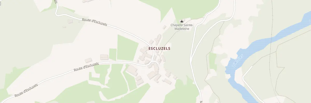 Plan du 5201 Escluzels à Monistrol-d’Allier
