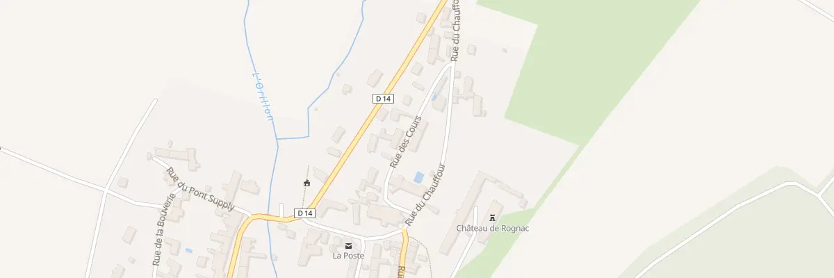 Plan du 6 Rue des Cours à Coulonges-Cohan