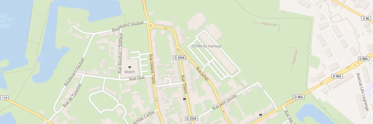 Plan du 54 Rue Thiers au Quesnoy